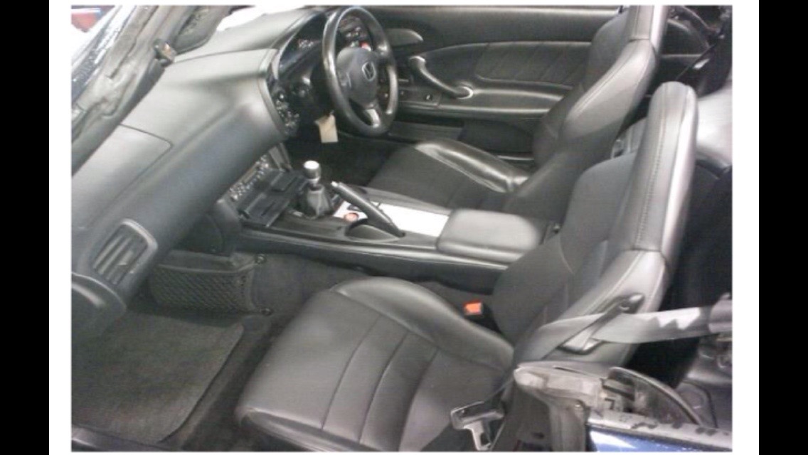 2005 Honda S2000 Face Lift Ap2 Black Leather Interior